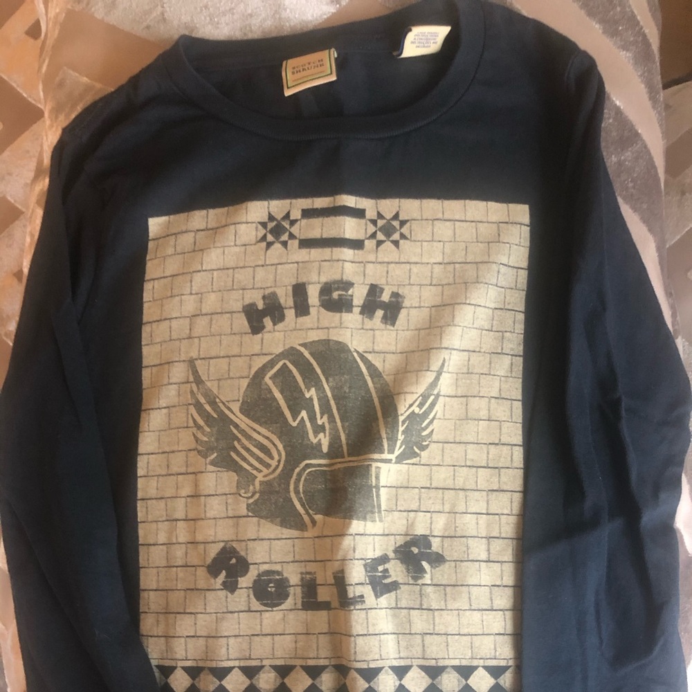 Scotch shrunk boys sz 4T long sleeve high roller